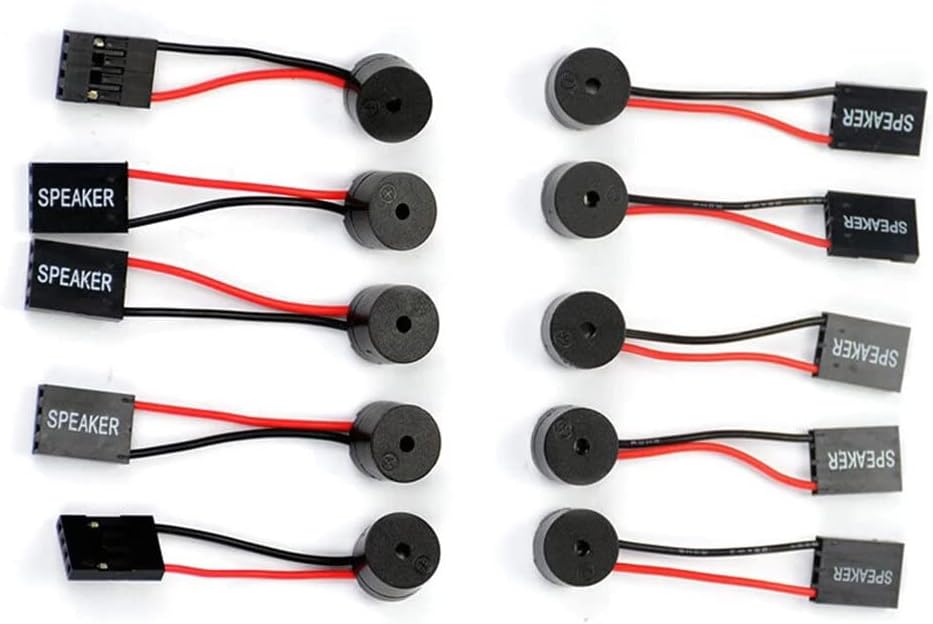 10Pcs PC Motherboard Internal Piezo Speaker BIOS Alarm Buzzer for Computer Case DIY