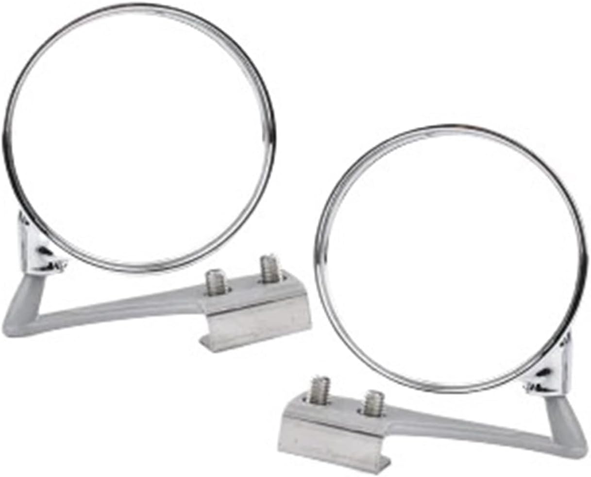 Fit for 2pcs Car Blind Spot Mirrors Side Convex Wide Angle Round Rear View Mirrors for Vehicles(Silver 1 pair)