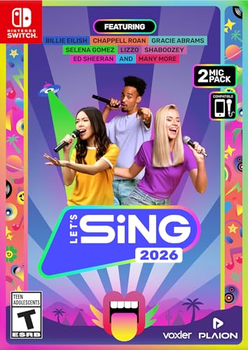 Let’s Sing 2026 + 2 Mics - Nintendo Switch