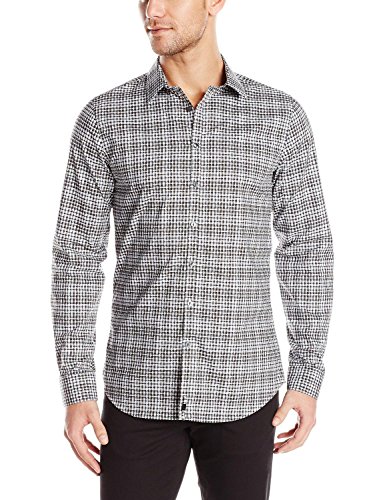 Calvin Klein Sportswear Men's Reserve Twill Check Long Sleeve Woven Shirt