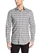 Calvin Klein Men's Reserve Twill Micro-Check Button-Front Shirt
