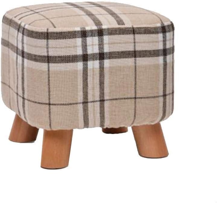 Tabouret pouf repose-pieds rembourré en lin pour soulager les jambes lourdes après le travail
