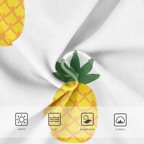 Girls Underwear Toddlers 2t Cotton Cute Panties Girl Fun Briefs Undies Kids Yellow Pineapples White3