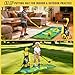 VROGTIK Toddler Golf Set with Cart, 4 Upgraded Handle Clubs, 47.2