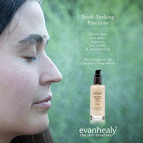 Evanhealy Light Moisture Replenishing Fluid With Argan Oil | Natural Moisturizer Serum For Dry & Sensitive Skin | Anti Aging Vitamin E Oil Face Serum #TOP6