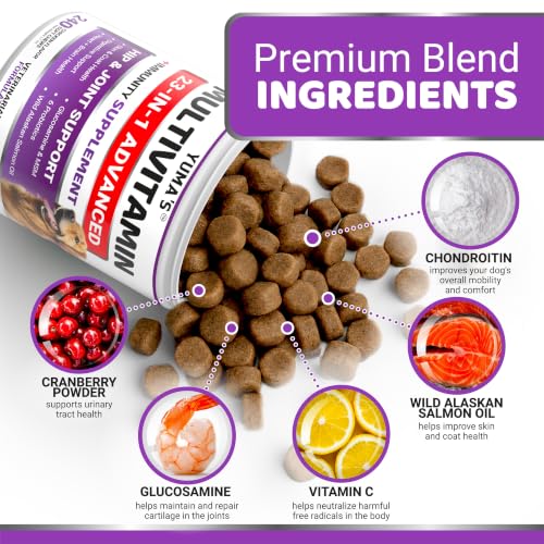 Dog Vitamins and Supplements, 240 Treats, Dog Multivitamin with Glucosamine - Image 5