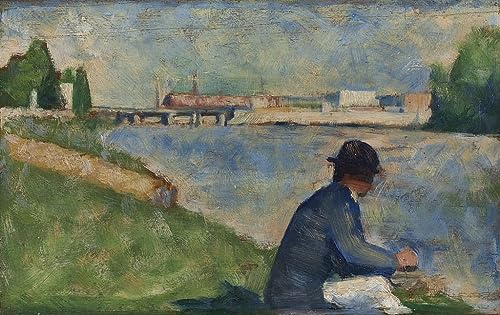 Peinture pour décoration salon tableau Georges Seurat grand format 60x90