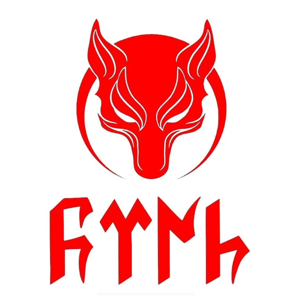 Wolf Turkey Car Sticker Automobiles Motorcycles Exterior Accessories Vinyl Decal(Red,16cm x 12cm)