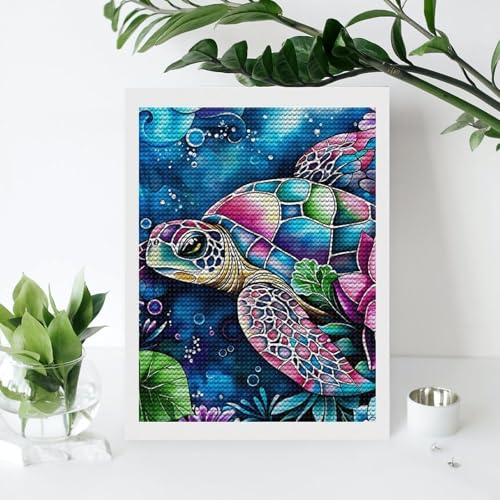 Kit peinture diamant 5D verre teinté moderne pour adulte 30x40 cm