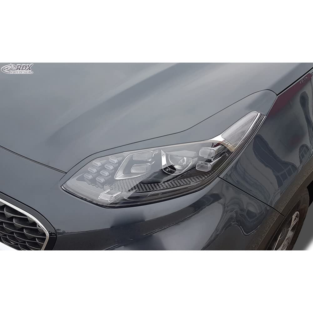 RDX Racedesign Head light spoilers compatible with Kia Sportage 2015-2022 (ABS)