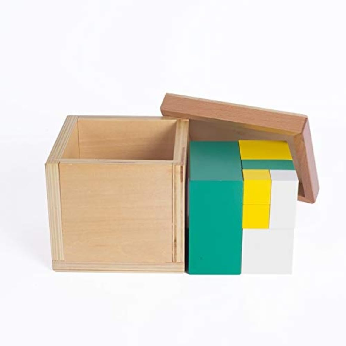 Montessori Baby Math Toys Power 2 Cube Training Early Educational Preschool Training Kid Math Learn Toys Brinquedos Hobbies Math