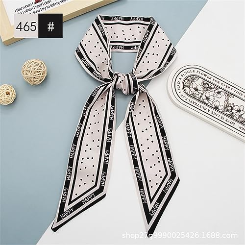 QTMY 4 Pack Purse Scarf for Bags Silk Head Scarf for Hair Handbag Women Scarfs Band Hair Neck Scarves Fashion Gifts,1214