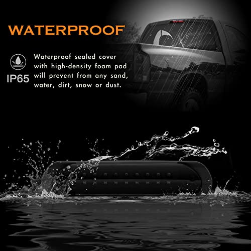 Image of Third 3rd Brake Light, LED High Mount Stop Light Replacement for 2002 2003 2004 2005 2006 2007 2008 Dodge Ram 1500, 2003-2009 Dodge Ram 2500 3500, Rear Center Cab Roof Tail Cargo Lamp