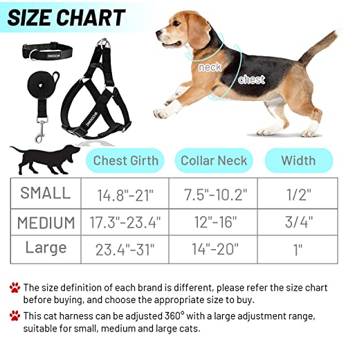 No Pull Dog Harness - Step In Dog Harness And Leash For Small Medium Large Dog - Escape Proof Adjustable Soft Dog Harness Leash Collar Set For Walking Training Hiking Outdoor #TOP1