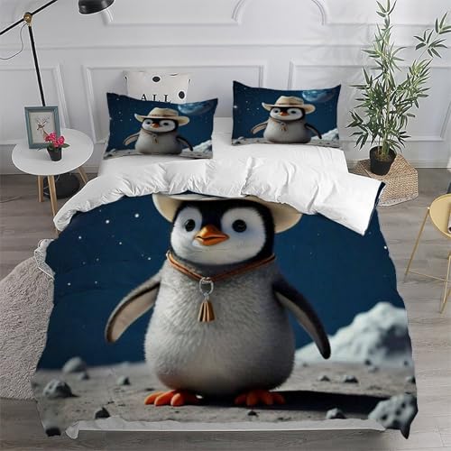 Housse de couette fermeture éclair pingouin pour simplifier le change de lit super king - 6