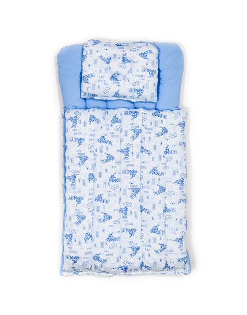 rikang Baby sleeping bag with Small Pillow, Pink, Blue and Yellow (Blue)