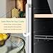 Kalamera 24'' Wine refrigerator 46 Bottle Dual Zone Built-in and Freestanding with Stainless Steel & Triple-Layer Tempered Glass Door and Temperature Memory Function
