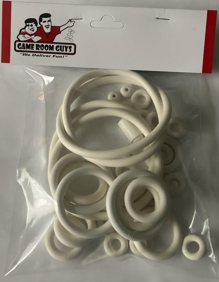 Game Room Guys Gottlieb Scuba Pinball White Rubber Ring Kit