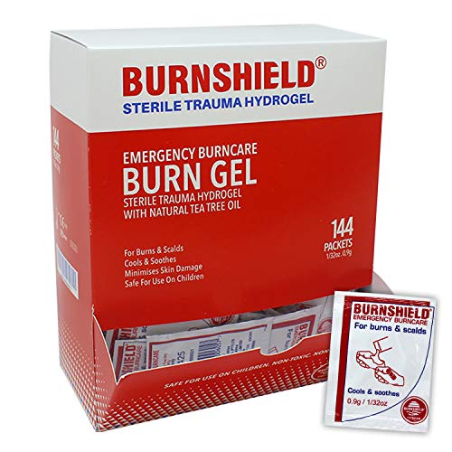 Burnshield Burn Relief Hydrogel .9g Packets - 144 Count