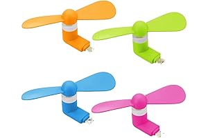 Cell Phone Fan for iPhone - Ultra-Cooling Mini Fan for On-the-Go Cooling