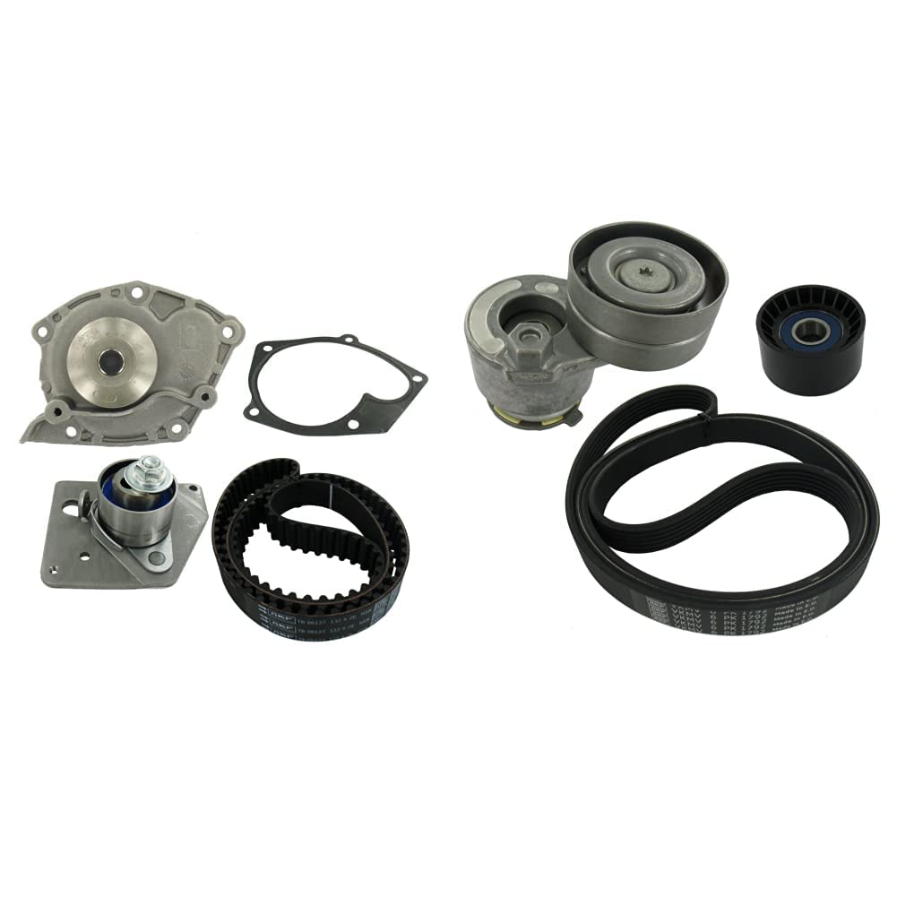 SKF VKMC 06127 Kit de distribution avec pompe à eau & VKMA 36038 Kit de courroie multi-V
