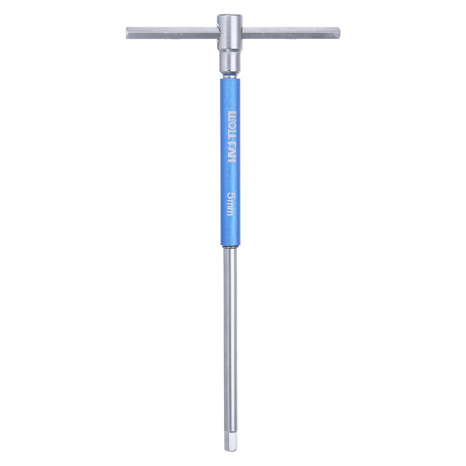 QUARKZMAN Sliding Hex Key Set With T Handle 5mm Metric 3-Way Free Sliding Handles For Home Repairs