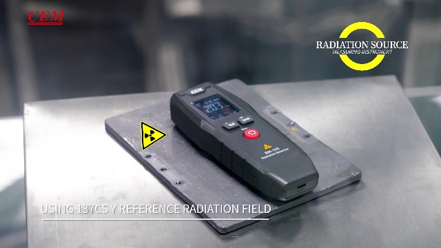 Image of CEM Geiger Counter Nuclear Radiation Detector Nuclear Water Seafood Detection Radiation Dosimeter with LCD Display, Portable Handheld Beta β Gamma γ X-ray Rechargeable Radiation Monitor Meter RM-190
