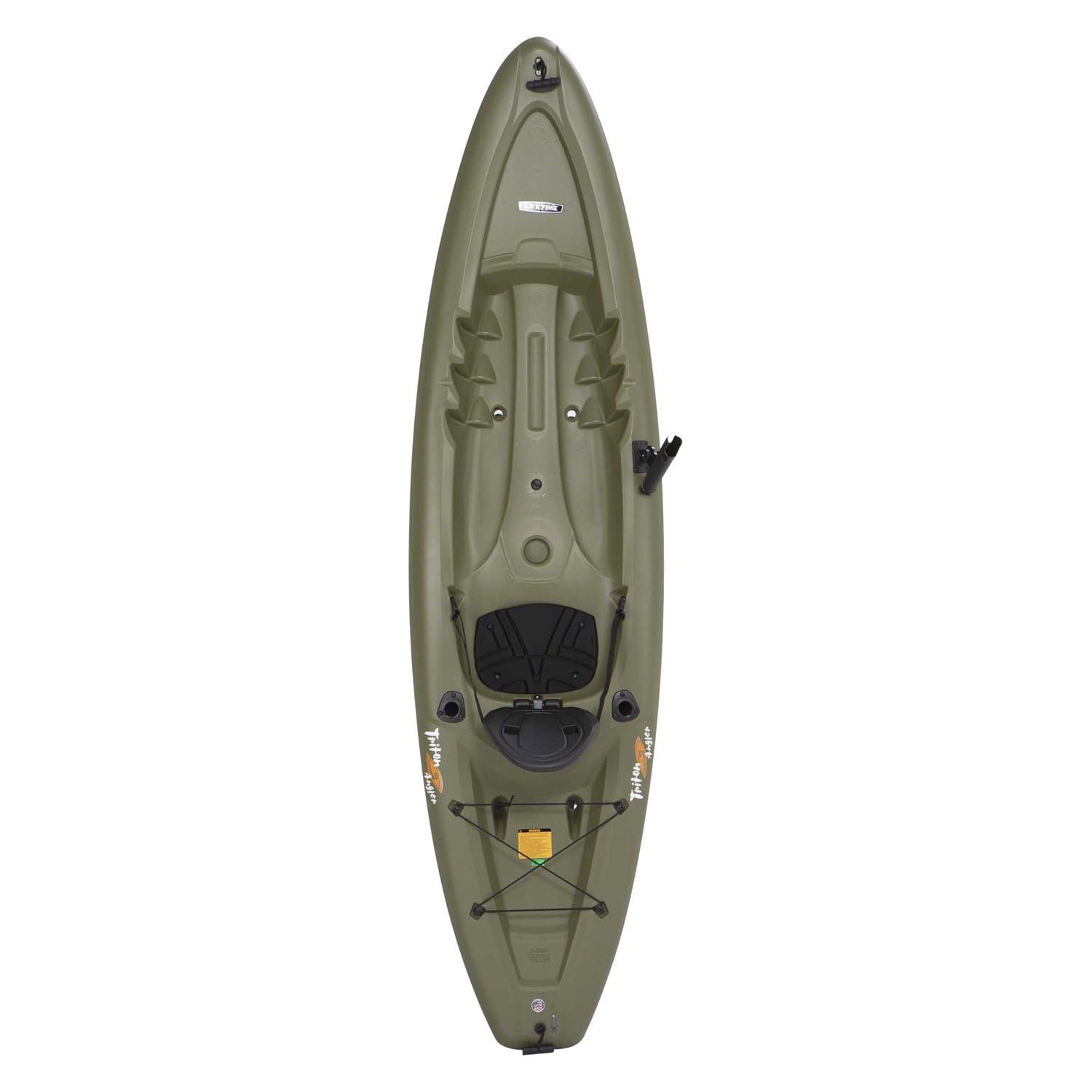 Lifetime Triton Angler 100 Fishing Kayak, Olive Green