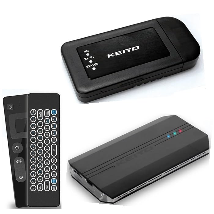 Amazon.co.jp: KEIYO APP CAST2 車載用 Wi-Fi ルーター セット AN 