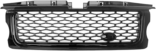 Compatible for Land Range Sport Rover L320L 320 2005 2006 2007 2008 2009 Car Front Bumper Grille Centre Panel Exterior Styling Upper Grill (Color