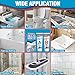 Porcelain Repair Kit, White Tile & Bathtub Repair Kit, for Tub, Enamel, Fiberglass, Acrylic, Porcelain, Ceramic, Marble, Granite, Chips, Dents, Cracks, Hole