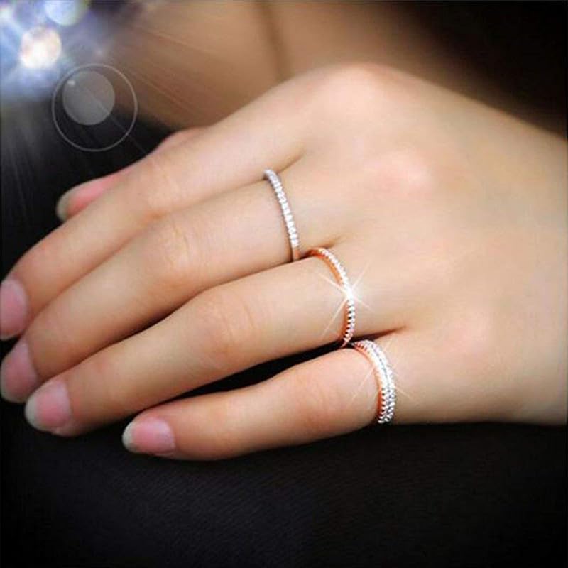 Valentine Proposal Crystal Finger Ring (FR1103199R)