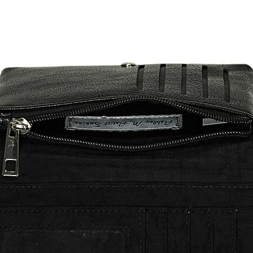 Sherlock Holmes Red and Gold Book-Style Wallet with ID Holder - Snap Closure - Fashionable Wristlet Strap for Mystery Enthusiasts - Sleuthing in Style4