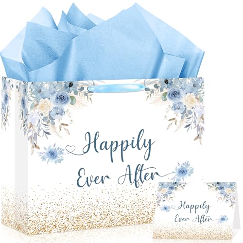 Wedding Gift Bag Bridal Shower Gift Bag Tissue Paper and