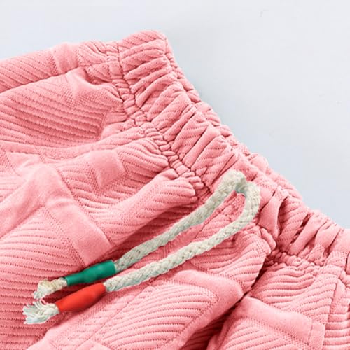 Toddler Girls 2 Piece Oufits Basic Cotton Long Sleeve Crewneck Sweatshirt + Joggers Sweatpants for Baby Boys 2-11 Years4