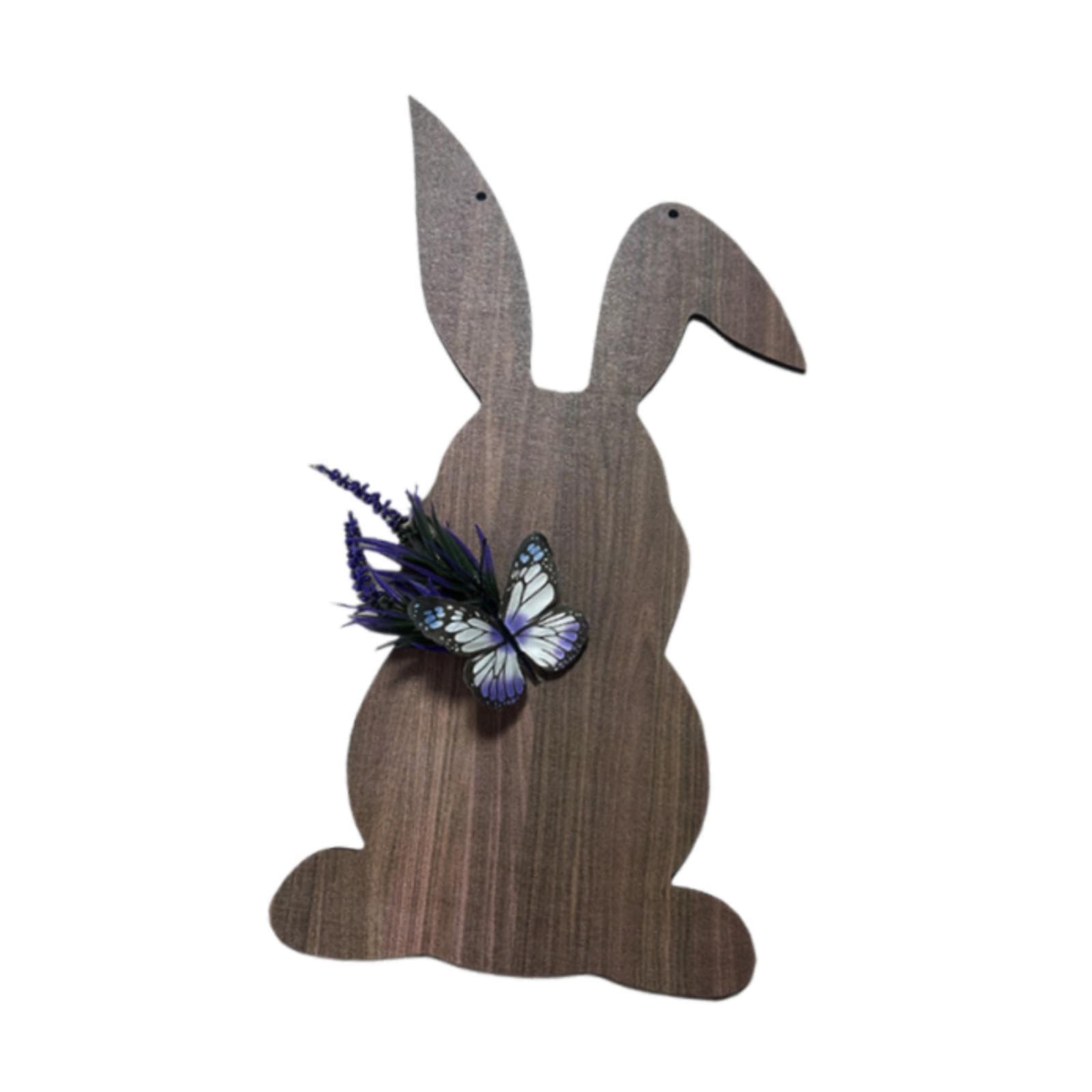 Merishopp Easter Bunny Wood Front Door Sign Multipurpose Mantel Fireplace 9.4x17.7inch | Home & Garden | Home D?cor | Plaques & Signs