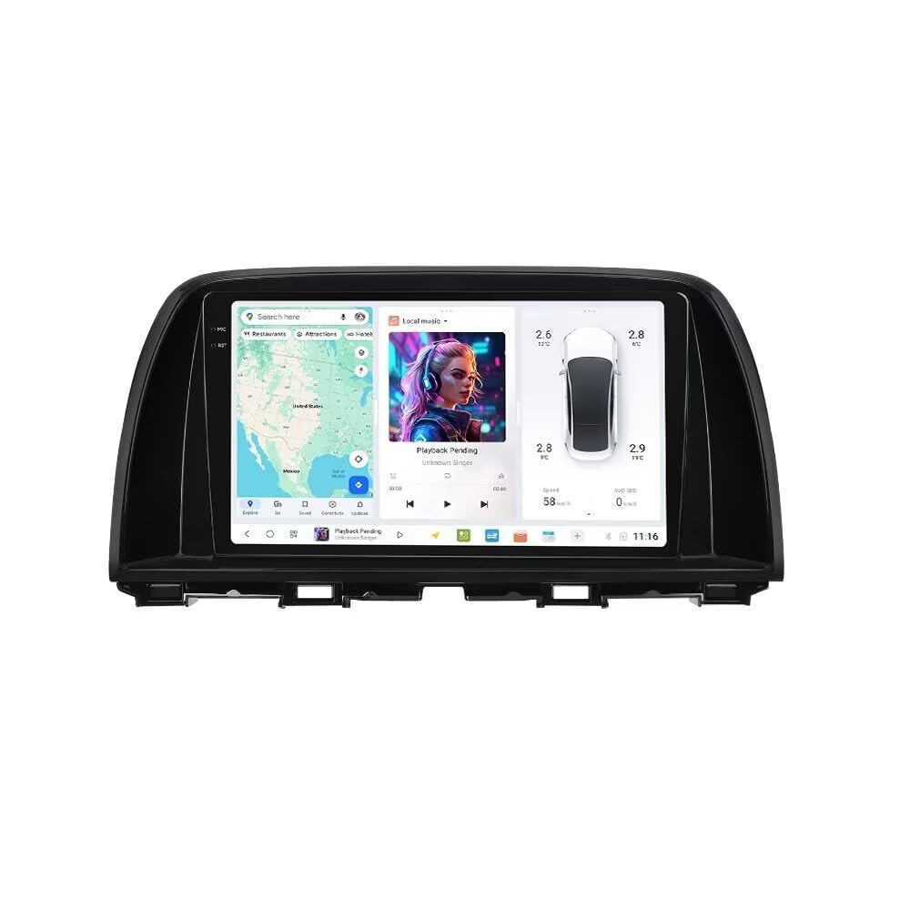 【くま】モニタ 2021 - 2023 MAZDA CX-9 DASH CENTER DISPLAY 10.25