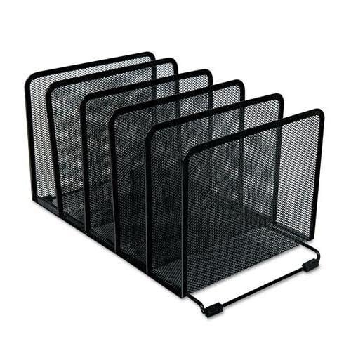 for Mesh 5-Section Stacking Sorter - Letter/Legal, Black
