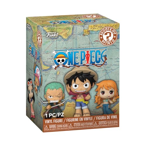 Funko Mystery Mini: One Piece - Straw Hat Crew - Monkey D. Luffy, Roronoa, Nami and more - 1 of 12 to collect - Styles may vary - Figura in vinile da collezione - Idea regalo - Prodotto ufficiale