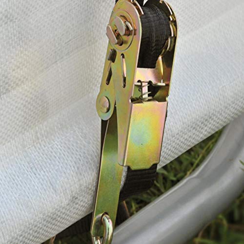 ShelterLogic Folien Zeltgarage Gerätehaus 9m² grau 300x300x240 cm – Bild 3