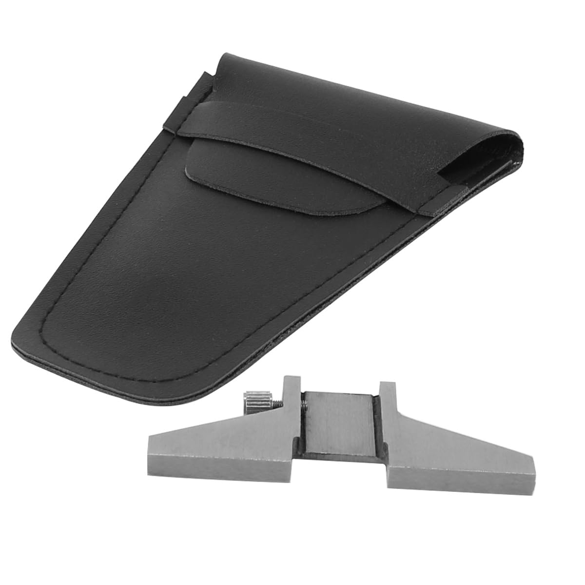 Base de calibre de profundidad accesorio para pies de medición compatible con calibradores Vernier y diales