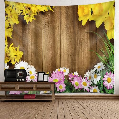 Tapisserie décoration murale chambre 130x150CM pour cacher un mur blanc et relooker un studio