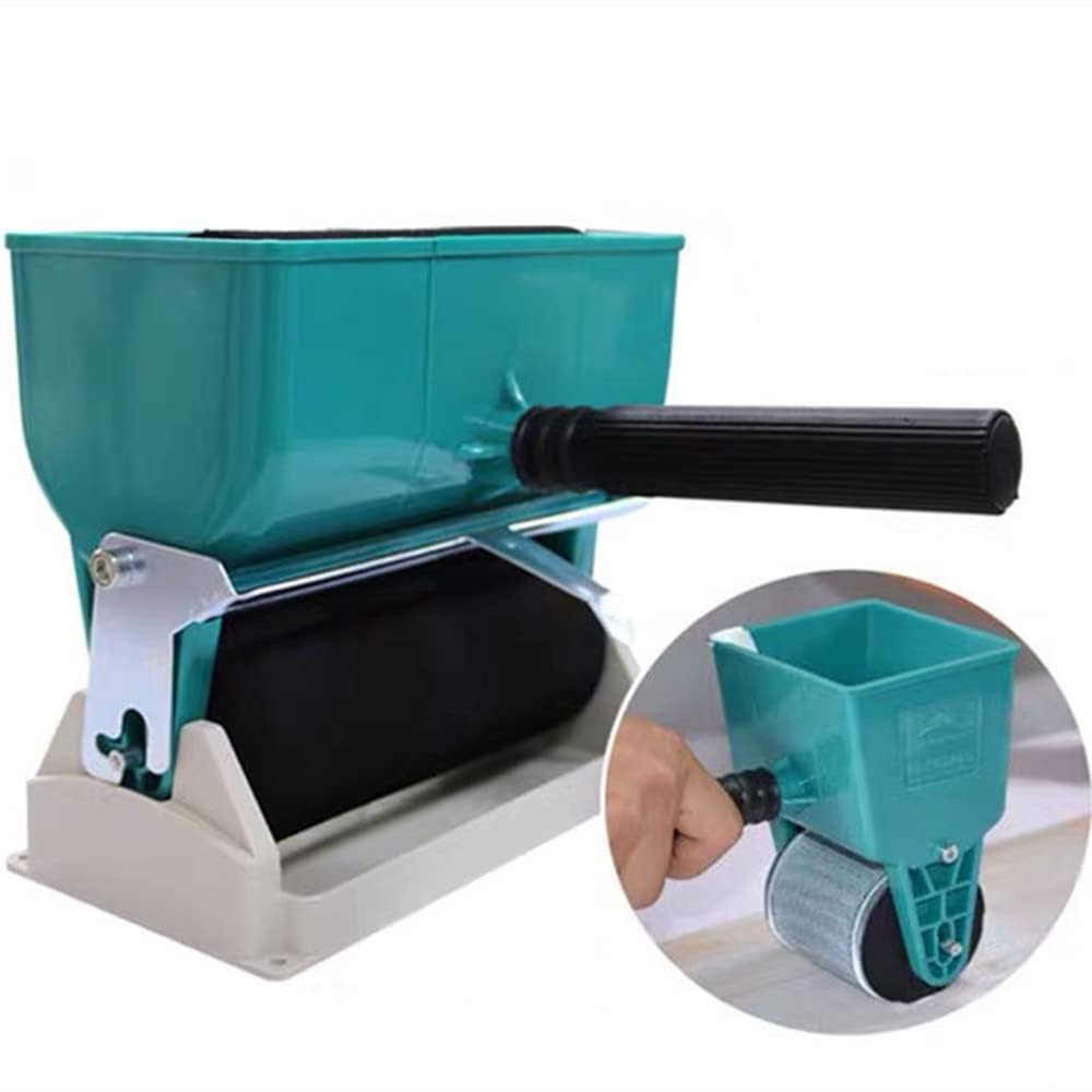 6 Zoll Leimwalze Holzleim, Tragbarer Hand Kleberwalze, Einstellbarer Klebstoffapplikator Leimroller Holzleim mit Rutschfestem Griff für PVC-Kleber, Latex (320mL)