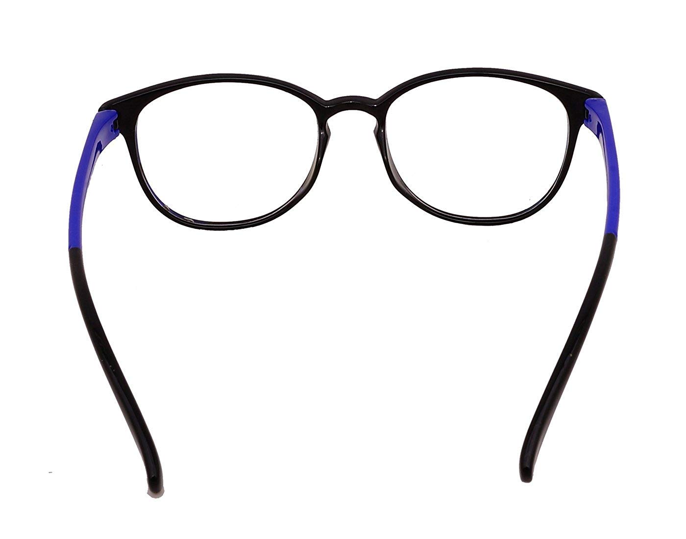 Zeydan Round Spectacle Frame for Boys and Girls (blue) - Image 3 thumbnail