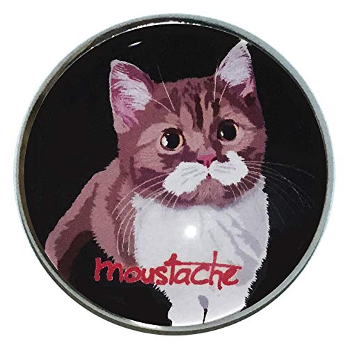 猫ピンバッジ ピンバッジ 猫 Moustache 2 ピンバッチ 猫 ブローチ 猫 ピン