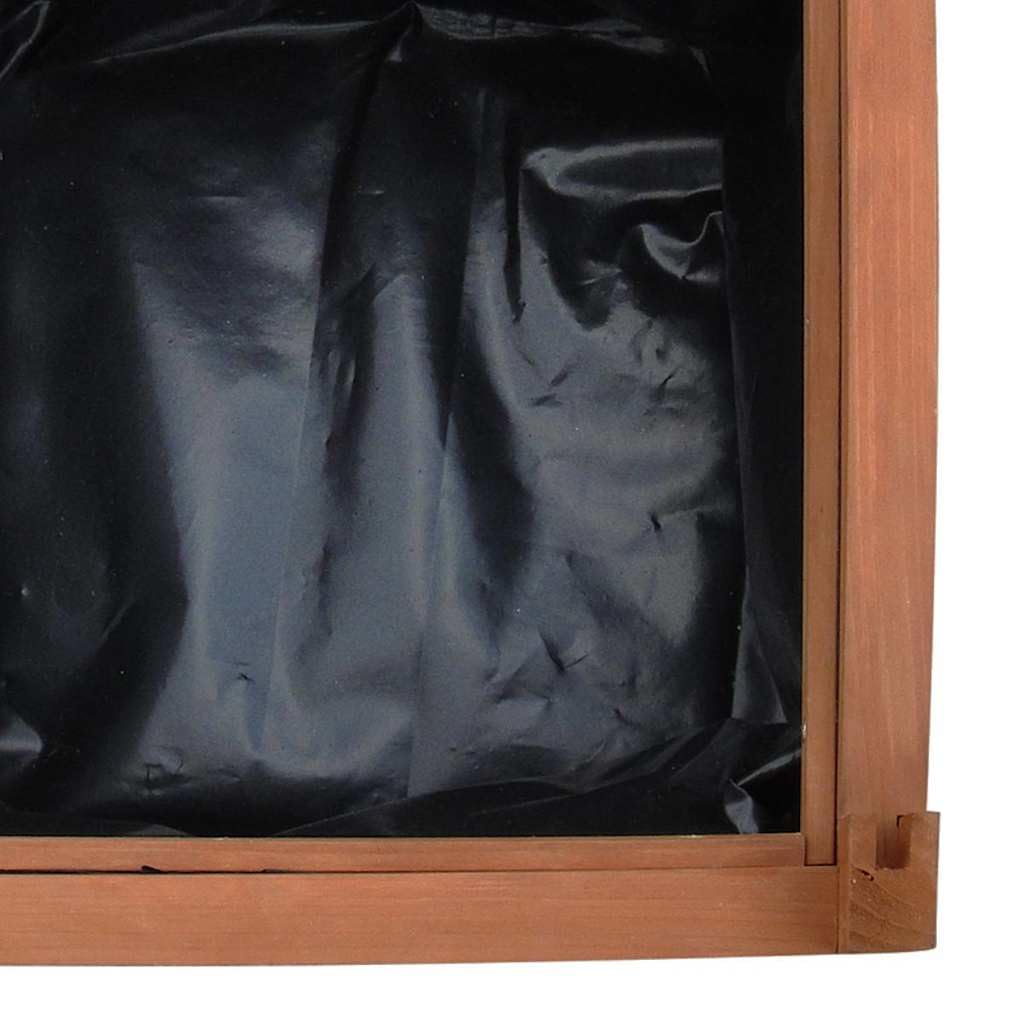 Podwyższone grządki 2 szt. 50 x 50 x 50 cm drewno jodłowe