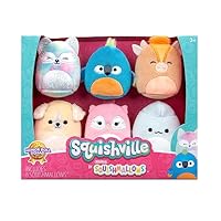 Squishville Mini Plüschfiguren 6er-Pack Flieger Squad 5 cm