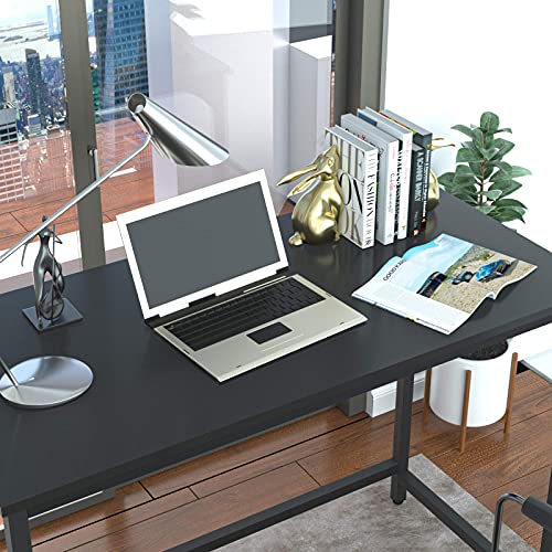 Weehom Small Computer Desk Study Writing Desk For Home Office Pc Notebook Table Workstation Stand 39 Inches Metal Leg Black #TOP4