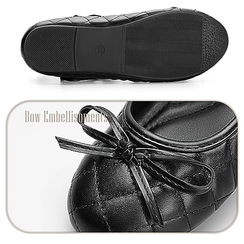 Girls' Flats: Classy PU Leather Mary Jane Ballerina Dress Shoes for Big and Little Kids - Perfect for Parties, Weddings, School, Outdoor Activities and Daily Wear4