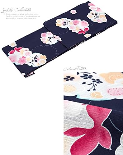 SOUBIEN] ソウビエン 浴衣 3点 セット レディース (浴衣/帯/下駄